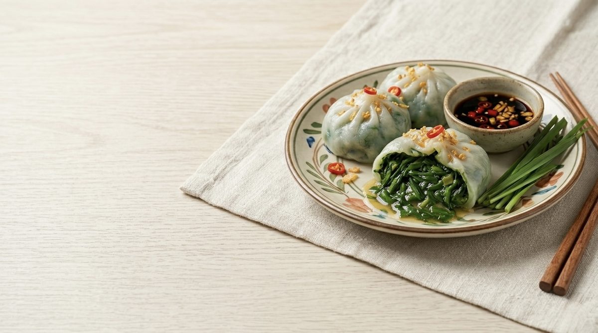 กุยช่ายนึ่ง vs กุยช่ายทอด